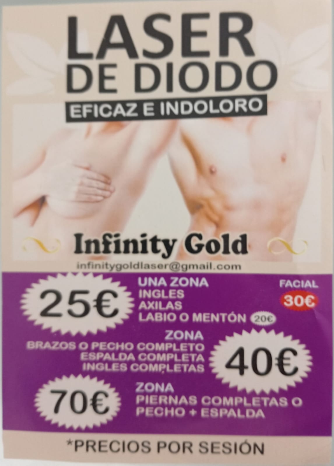 Servicio láser de diodo